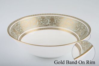 Sell Royal Doulton English Renaissance - H4972 Fruit Saucer Gold band on rim, Gold Backstamp 5 1/4"