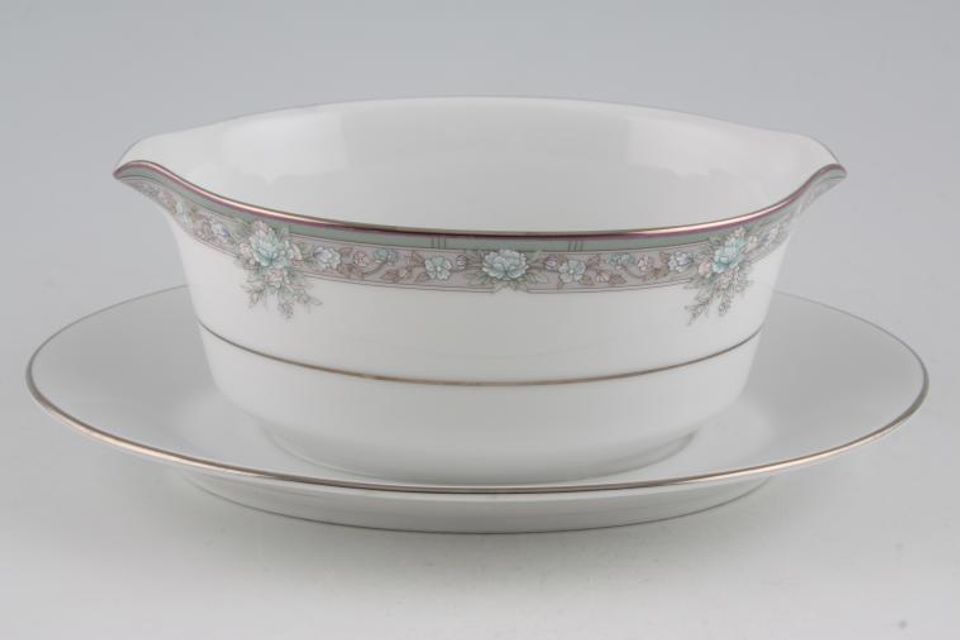 Noritake Lunceford - 3884 Sauce Boat and Stand Fixed