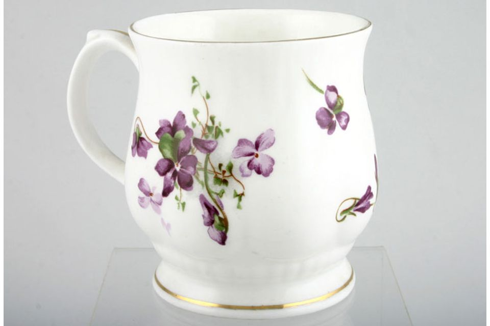 Hammersley Victorian Violets - Acorn over Crown Mug 3 1/8" x 3 1/2"