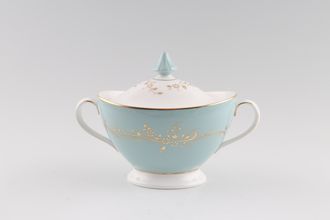 Royal Doulton Melrose - H4955 Sugar Bowl - Lidded (Tea) 2 handles, oval, footed