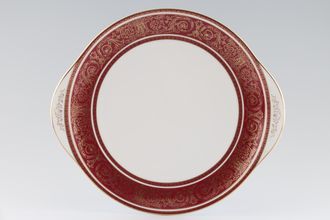 Royal Doulton Buckingham Red - H4971 Cake Plate round 10 1/2"
