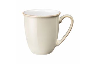 Denby Linen Mug coffee beaker 3 5/8" x 4", 350ml