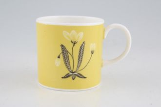 Sell Susie Cooper Flower Motif Coffee/Espresso Can Maize - FM3, Signed B/S 2 1/2" x 2 1/2"