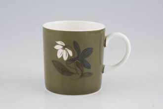 Sell Susie Cooper Flower Motif Coffee/Espresso Can Fern Green - FM1, Blck Urn B/S 2 1/2" x 2 5/8"