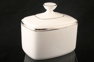 Royal Doulton Platinum Concord - H5048 Sugar Bowl - Lidded (Tea) Oblong