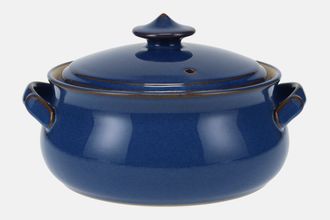 Denby Imperial Blue Vegetable Tureen with Lid Round | Handled 2 1/2pt