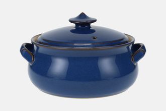 Denby Imperial Blue Vegetable Tureen with Lid Round | Handled 2 1/2pt