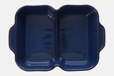 Denby Imperial Blue Serving Dish Divided | Blue 12 3/8" x 8 1/2" x 2 5/8" thumb 2