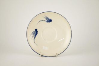 Poole Dragonfly - Blue Tea Saucer 5 7/8"