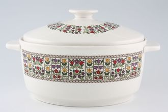 Sell Royal Doulton Fireglow Casserole Dish + Lid Oval.White knob and lugs 3 1/2pt