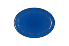 Denby Imperial Blue Oval Platter Blue 14 5/8" thumb 1