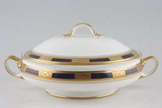 Sell Aynsley Empress - Cobalt - Smooth Rim Vegetable Tureen with Lid