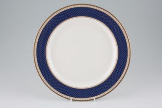 Aynsley Blue Orient Breakfast / Lunch Plate accent (wide rim pattern) 9 1/8"