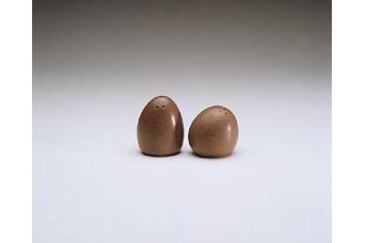 Denby Cinnamon Pepper Pot pebble shaped - Mocha
