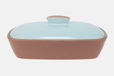 Denby - Langley Lucerne Vegetable Tureen with Lid Oblong - divided. 11 1/4" x 8" x 2 1/2" thumb 1