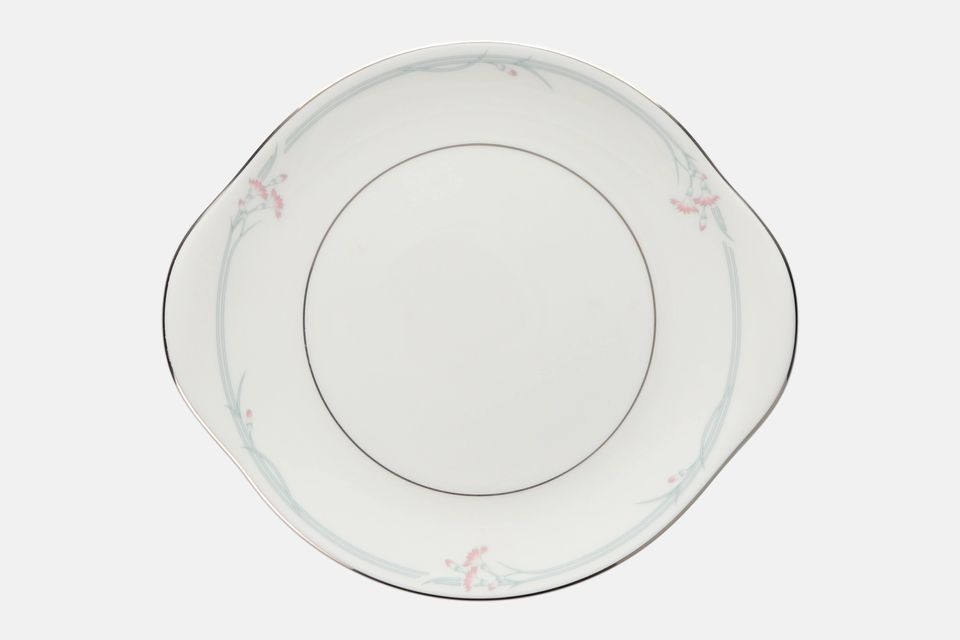 Royal Doulton Carnation Cake Plate round, eared 10 3/4"
