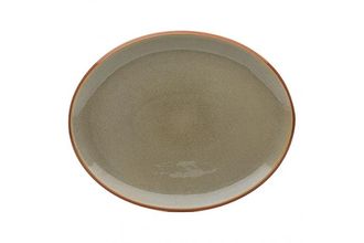 Denby Fire Oval Platter 14 1/4"