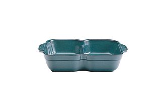 Sell Denby Greenwich Serving Dish Divided - Green Inside 12 1/2" x 8 1/2" x 2 1/2"
