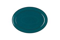 Denby Greenwich Oval Platter green all over 14 5/8" x 10 7/8" thumb 1