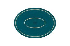 Denby Greenwich Oval Platter green all over 14 5/8" x 10 7/8" thumb 2