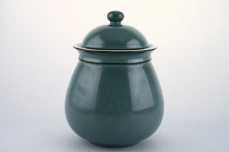 Sell Denby Greenwich Storage Jar + Lid Bulbous Shape - size is height without lid 5 1/2"