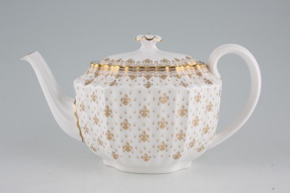 Spode Fleur de Lys - Gold - Y8063 Teapot 2pt