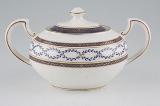 Sell Aynsley Blue Garland Sugar Bowl - Lidded (Tea) 2 handles, oval