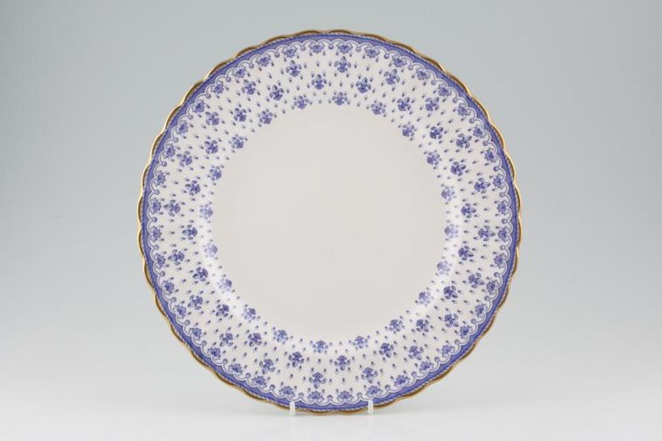 Spode Fleur de Lys - Blue - Y8356 Dinner Plate 10 3/4"