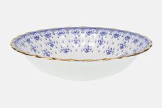 Spode Fleur de Lys - Blue - Y8356 Soup / Cereal Bowl 6 1/2" thumb 1