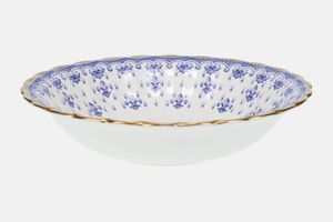 Spode Fleur de Lys - Blue - Y8356 Soup / Cereal Bowl