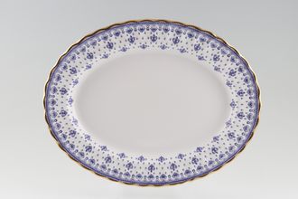 Sell Spode Fleur de Lys - Blue - Y8356 Oval Platter 12 1/4"