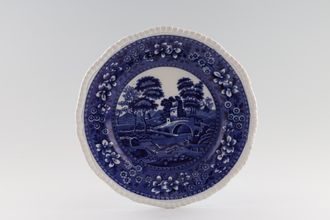 Spode Spode's Tower - Blue - Old Backstamp Breakfast / Lunch Plate 9 1/2"