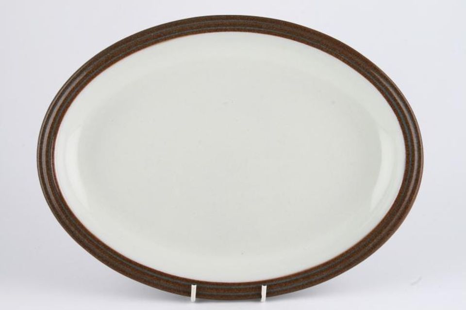 Denby Greystone Oval Platter 12 1/2"
