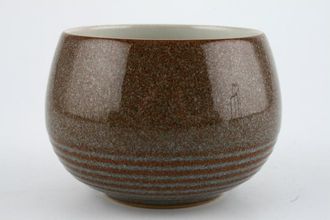 Denby Greystone Sugar Bowl - Open (Tea) Ridged 3 1/8" x 2 1/2"