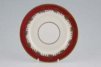 Aynsley Maroon - Gold Leaf Design Tea / Side Plate Colour shade varies on many items in this pattern 6 1/4"