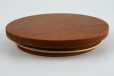 Denby Greystone Storage Jar + Lid Wooden Lid 5 1/2" thumb 3