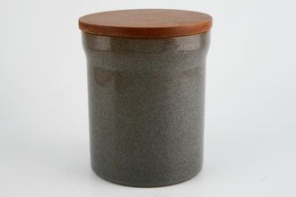 Sell Denby Greystone Storage Jar + Lid Wooden Lid 5 1/2"