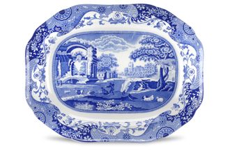Sell Spode Blue Italian Oval Platter 14"