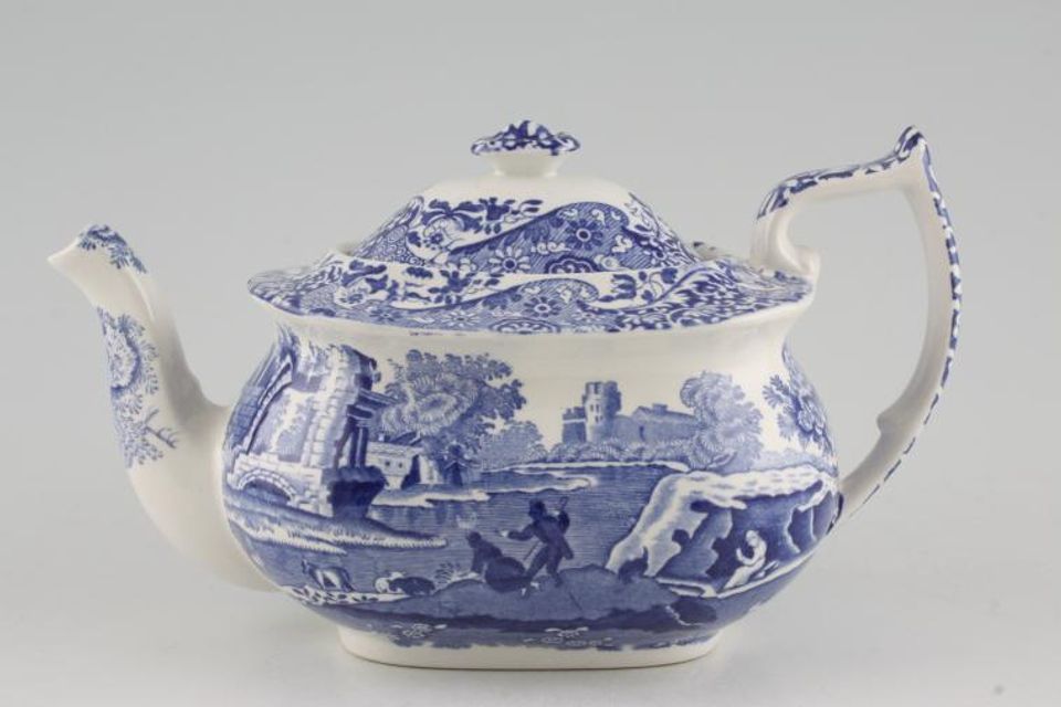 Spode Blue Italian Teapot 1 1/4pt