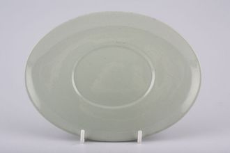 Sell Spode Flemish Green Sauce Boat Stand Oval 7 1/2" x 5 1/2"