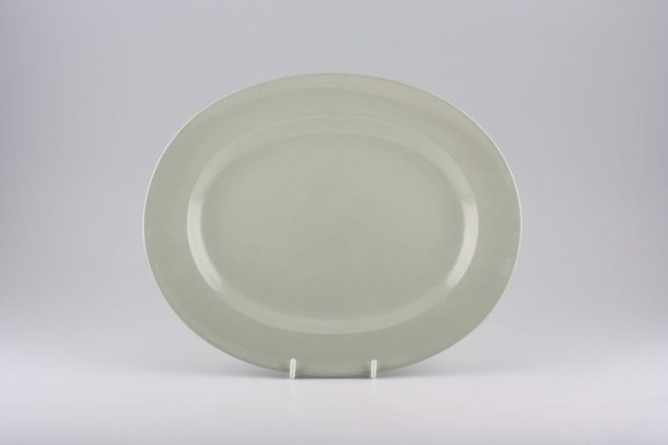 Spode Flemish Green Oval Platter 11 1/2"