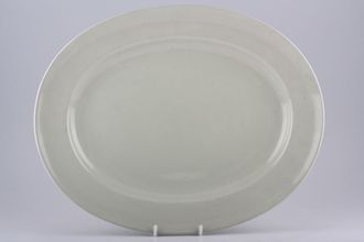 Spode Flemish Green Oval Platter 15 1/2"