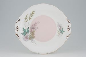 Queen Anne Louise - Pink - Gold Edge Cake Plate