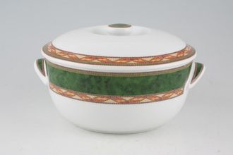 Royal Worcester Mosaic Casserole Dish + Lid Earred 1 3/4pt