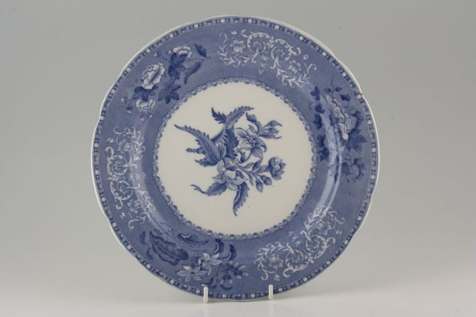 Spode Camilla - Blue - Old Backstamp Breakfast / Lunch Plate 9"
