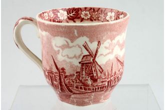 Sell Palissy Thames River Scenes - Pink Coffee Cup 2 1/2" x 2 1/4"