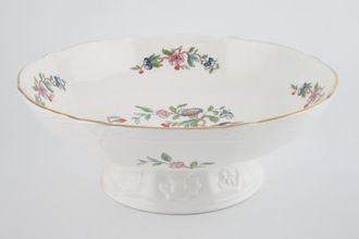 Sell Aynsley Pembroke Serving Bowl Limited Edition 1999, millennium pedestal bowl, thistle, shamrock, rose, daffodil relief on foot 10 1/4"