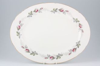 Paragon Bridal Rose Oval Platter 15 1/4"