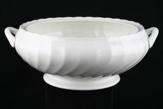 Sell Minton White Fife Vegetable Tureen Base Only Round - No Backstamp*