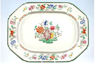 Spode Chinese Rose - Old Backstamp Oblong Platter 17"